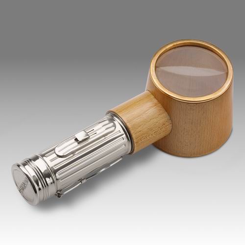 D 220 - LO 70 D - Square magnifier with lighting